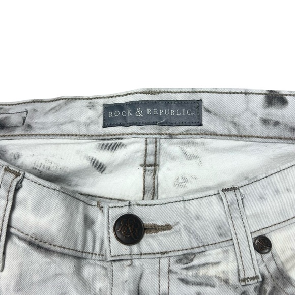 Rock & Republic Berlin acid tie-dye skinny jeans SZ 12 - Picture 3 of 6